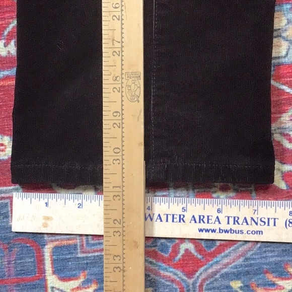 CHAPS Corduroy Dark Brown Slimming Stretch 5 Pocket Zip Front - Picture 8 of 11